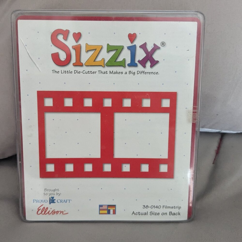 Sizzix Red Die, FilmStrip, 38-0140